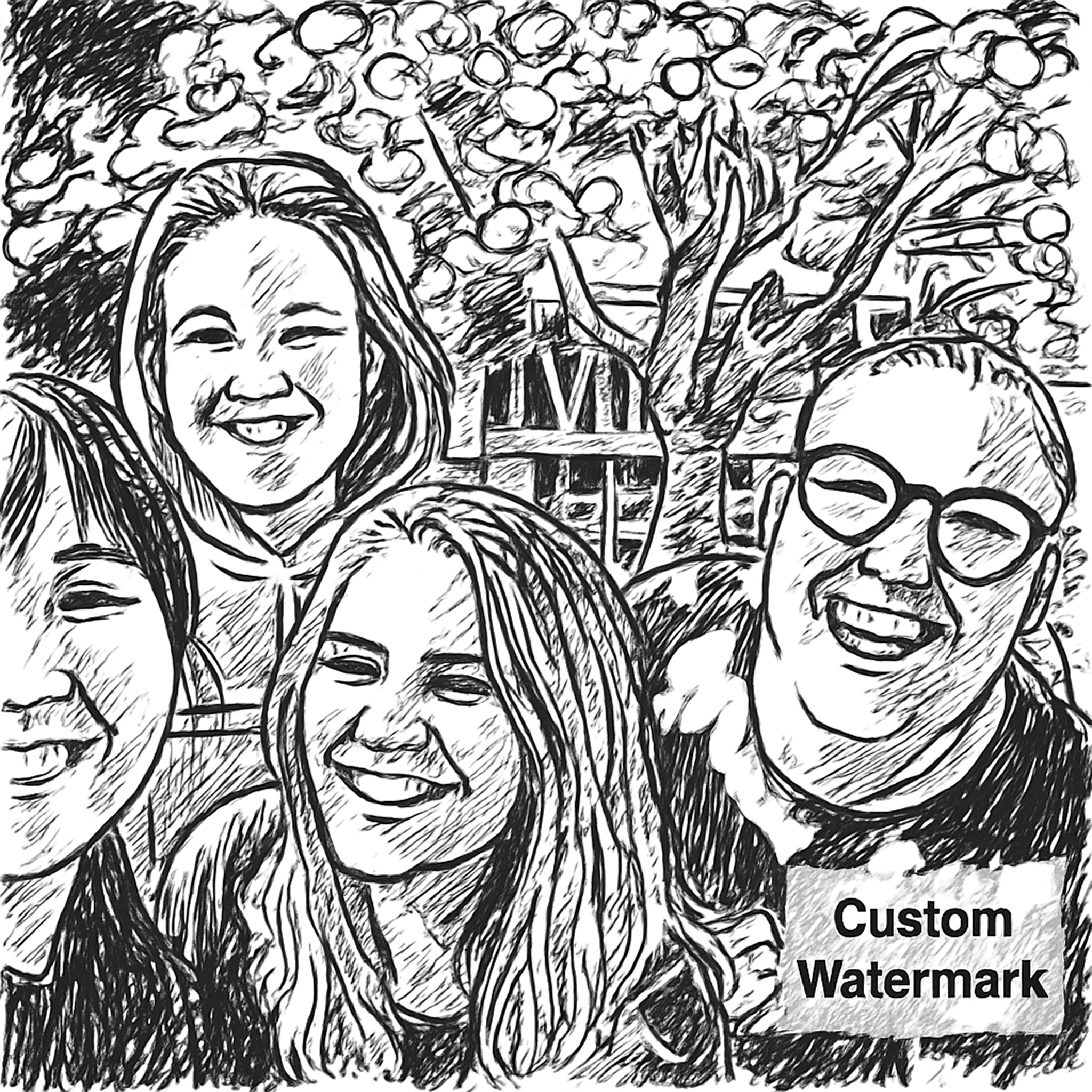 Photo submission with a custom logo watermark in the corner.
