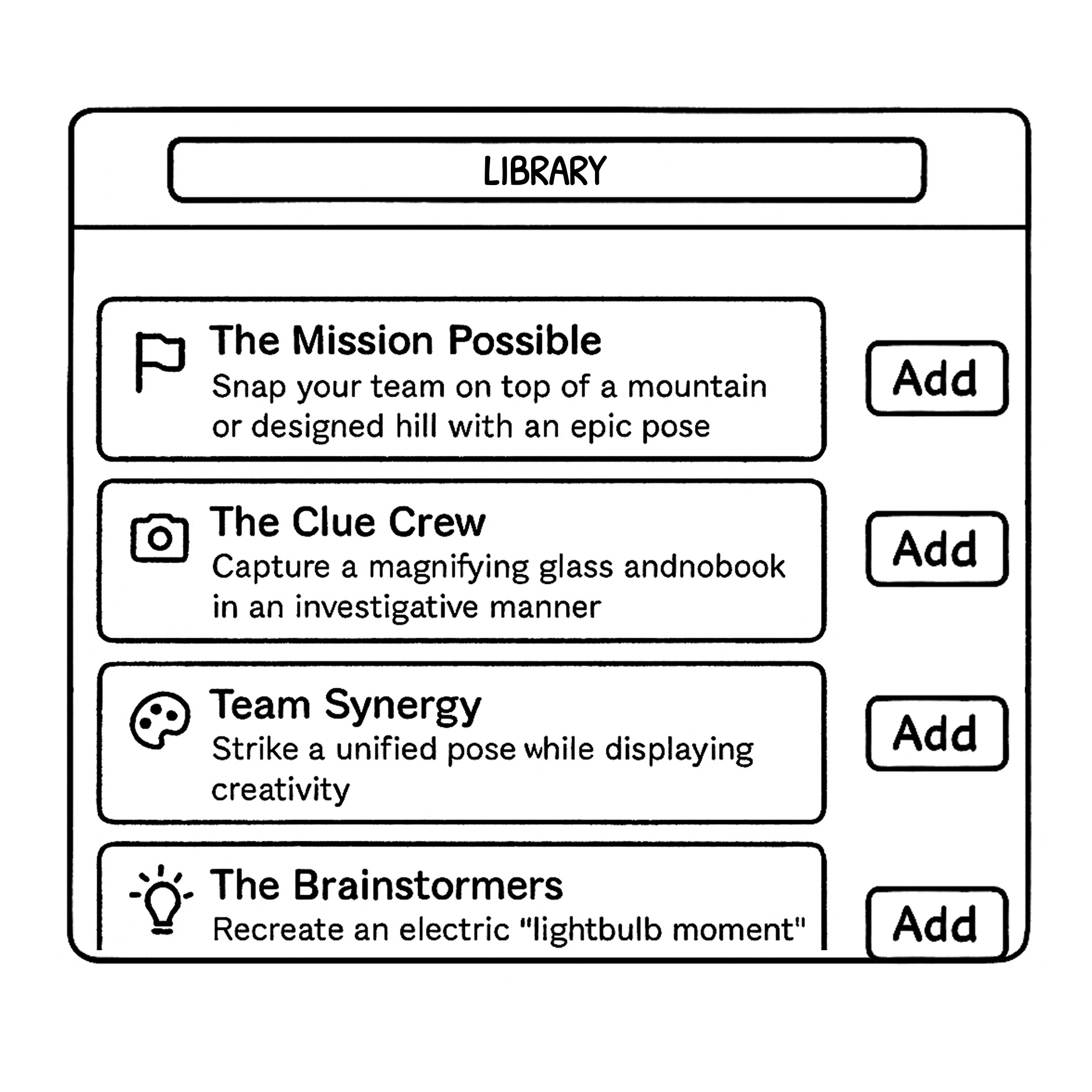 Grid of top-rated community challenges with usage stats and thumbs-up icons.