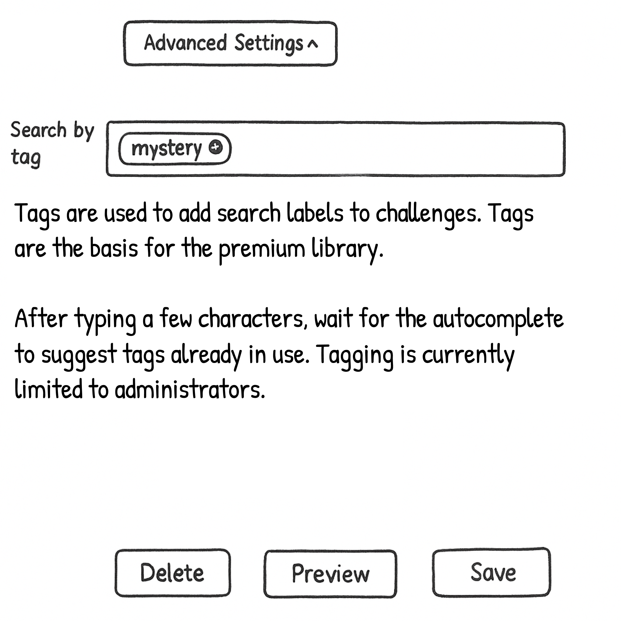 Library screen with starred challenges listed under a Favorites filter.